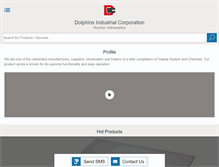 Tablet Screenshot of dolphinsindustries.com